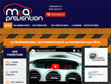Tablet Screenshot of maprevention.fr